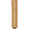 Ekena Millwork Thorton Arts and Crafts Rough Sawn Bracket w/ Offset Brace, Western Red Cedar, 6"W x 18"D x 30"H BKT0604X18X30THR03RWR - alternate 2